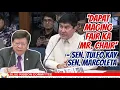 Download Lagu SEN. RAFFY TULFO BUMANAT KAY BLUE RIBBON CHAIR SEN. MARCOLETA 