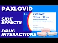 PAXLOVID Side Effects and Drug Interactions - Key Points from a Pharmacist