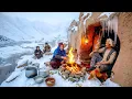 Lagu Freezing Mountain Life | Afghan Children and Family Cooking Traditional Food in Harsh Winter