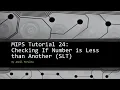MIPS Tutorial 24 Checking If a Number is Less than Another slt