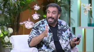 سر ظهور الفنان الجميل حسام حسني بشخصيته الحقيقية في مسلسل  ريفو  ويستعيد معانا ذكريات التسعينات    دندنها