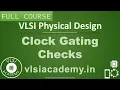 PD Lec 56 Clock Gating Checks CGC Paths CTS VLSI Physical Design