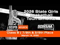 Class B Place 2026 Girls State Basketball Tournaments 2026-03-14