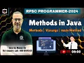 6 MCQ Solution Methods in Java Main Method in Java By Manoj Sir