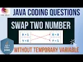 How To Swap Two Numbers In Java Without Using Third Variable Swap Two Numbers Program In Java