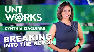 Breaking into the News How a UNT Journalism student made it to prime time