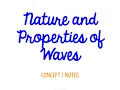 Unit 5 Waves Concept 1 Notes UPDATED