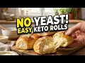 Easy Keto Bread Rolls No Yeast No Sugar No Fuss