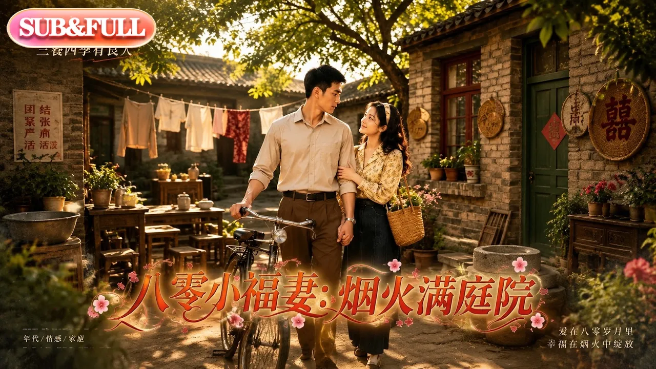 【全集FULL】《八零小福妻：烟火满庭院》| AI短剧 | ENG SUB #薄荷听书 #cdrama #latest #热门短剧 #都市 #重生 #逆袭 #现代 #甜宠 poster
