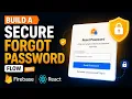 Build a Secure Forgot Password Flow with Firebase React