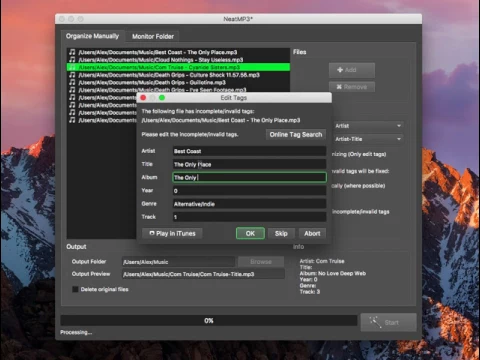 Download MP3 How to edit mp3 tags on macOS