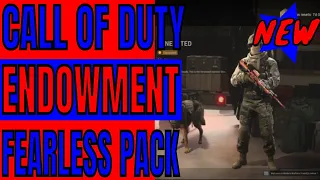  new the call of duty endowment fearless pack in modern warfare 