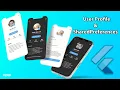 Flutter Tutorial - User Profile Page With Data Persistence Import Camera and Gallery Image
