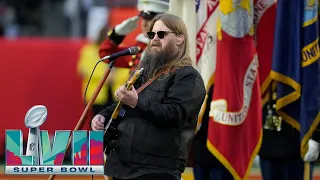 Chris Stapleton Sings The National Anthem At Super Bowl LVII 