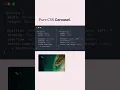Pure css carousel