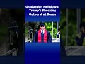 SHUT UP Trump HUMILIATES Barron Melania at GRADUATION SPEECH Barron Sad Melania Divorcing