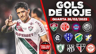⚽️ TODOS OS GOLS DESTA QUARTA 26/02/2025 GOLS DA COPA DO BRASIL,GOLS DE HOJE, GOLS DO DIA (COMPLETO)