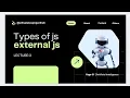 External JavaScript Types of JavaScript Learn JavaScript with ChatGPT AI Tools