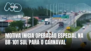 BR-101 Sul terá esquema especial de tráfego no Carnaval em SC