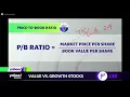 Growth vs Value stocks General characteristics to help you understand the differences in investing