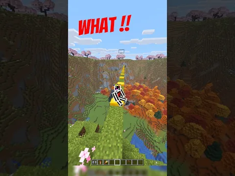 TRYING MINECRAFT CRAZY UPDATE THINGS 😱 #shorts #viral