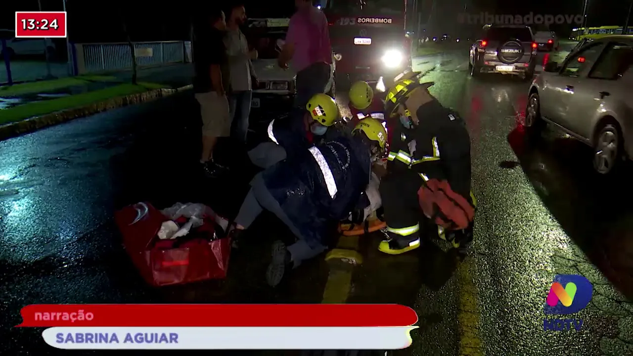 Acidente em Joinville: Mulher é atropelada no bairro Glória