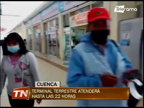 Terminal terrestre atenderá hasta las 22 horas