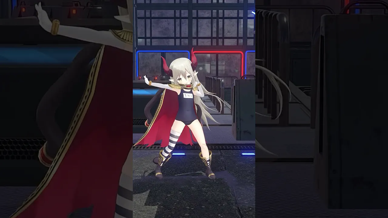 踊ってない夜を知らない♪ オドループ/フレデリック 踊ってみた！ #shorts #vtuber #にじさんじ えま★おうがすと