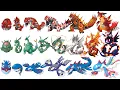 ALL Gen 3 Hoenn Pokemon Mega Evolutions New Evolution Stages