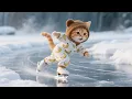 Lagu Mama Cat Takes Ginger Kitten Winter Camping for Ice Skating and Snow Fishing ❄️⛺