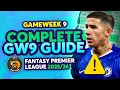 Download Lagu FPL GW9 COMPLETE GIDS 🚨 | ENZO, MATETA, GABRIEL \u0026 MEER 🗣️ | Fantasy Premier League Tips 2025/26