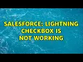 Salesforce lightning checkbox is not working
