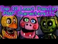 Top 10 LEAST Popular FNAF Characters According to the Fans Again