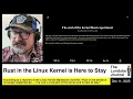 Rust in the Linux Kernel is Here to Stay