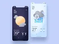 Weather App UI Design In Android Studio