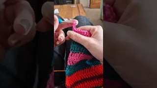 How to decrease stitches at the end of a row crochet