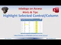 Highlight Selected Control or Column in Continuous Forms
