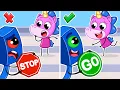 Traffic Safety for Kids! | Learn Road Rules and Traffic Lights 🚦 🚗 | Teeny Mimi🦄