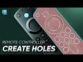 Adding holes to product with 3ds max - Remote controller modeling