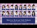 ก็เพราะว่าชอบเธอ (Kimi no Koto ga Suki Dakara) BNK48 | Color Coded Lyrics