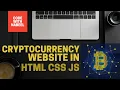 How To Make Cryptocurrency Website In HTML CSS JS Add Cryptocurrency Price On Website