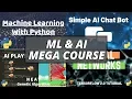 Python Machine Learning AI Mega Course - Learn 4 Different Areas of ML AI