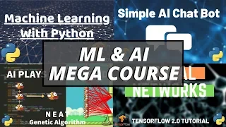 Python Machine Learning AI Mega Course - Learn 4 Different Areas of ML AI