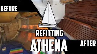 Sail Life – Aft cabin BEFORE and AFTER – DIY sailboat project