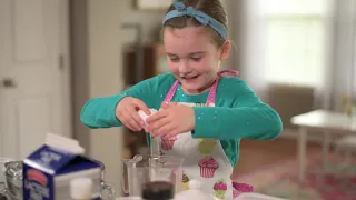 adorable 6 year old has her own cooking show chef paisley makes pancakes