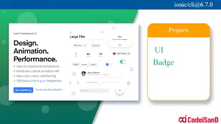 Badge ionic 5 UI tutorial