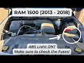 Ram 1500 - ABS BRAKES FUSE LOCATION 2013