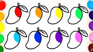 Los Colores Para Niños | Pintando Mango de Todos Los Colores | Videos Educativos