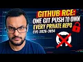 GitHub RCE One git push to Own Every Private Repo CVE-2026-3854