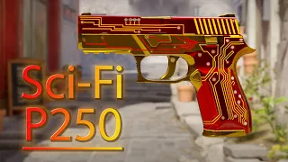 Sci-Fi P250 Skin for Counter Strike 2